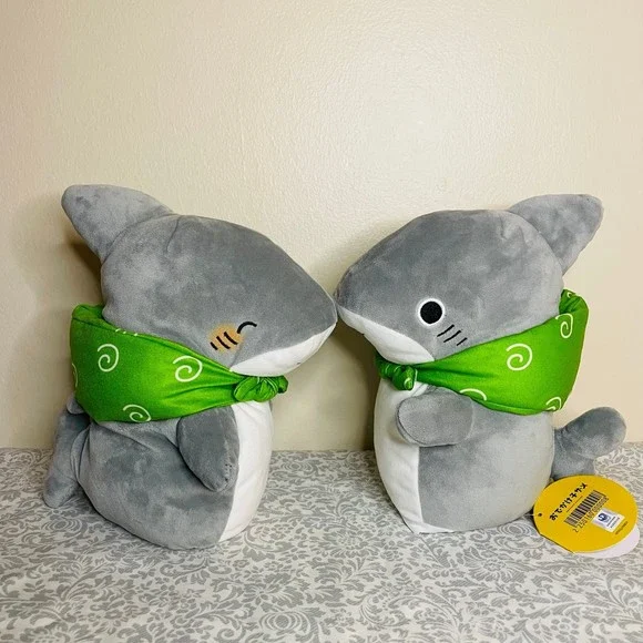 LAST ONE NWT Odekake Kozame Puppet Baby Shark 9” Plush Duo Set - Picture 6 of 8